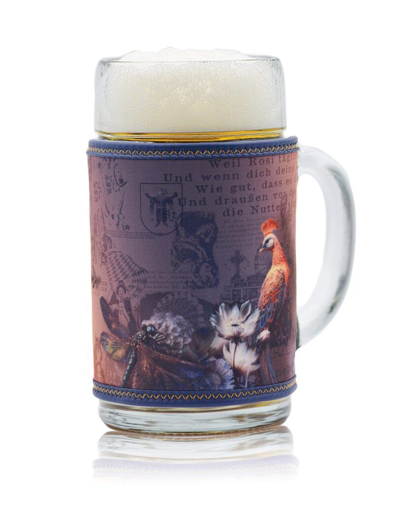 Maßkrug Kühlmanschette - blau