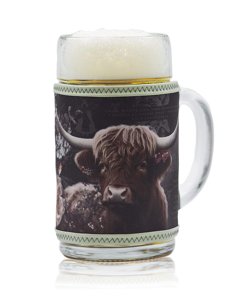 Maßkrug Kühlmanschette - schwarz